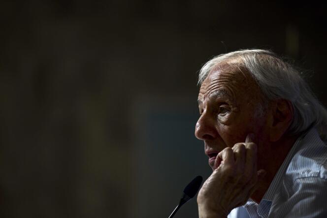 L’entraîneur de football argentin César Luis Menotti, à Buenos Aires (Argentine), le 25 janvier 2019.