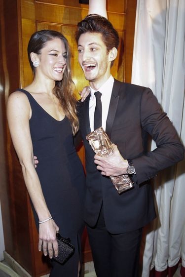 À 25 ans, avec Natasha, après la cérémonie des Césars, le 20 février 2015