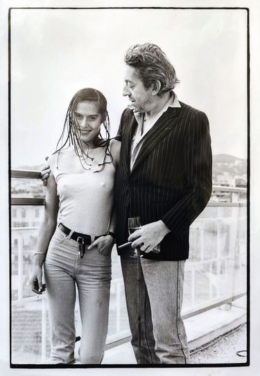 Gainsbourg lui a donné son surnom en la voyant fumer de l’opium avec des pipes en bambou. Sur la Côte d’Azur, 1990.