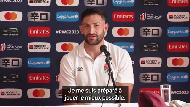 Vimeo Angleterre - May évoque sa préparation mentale avant le quart contre les Fiji