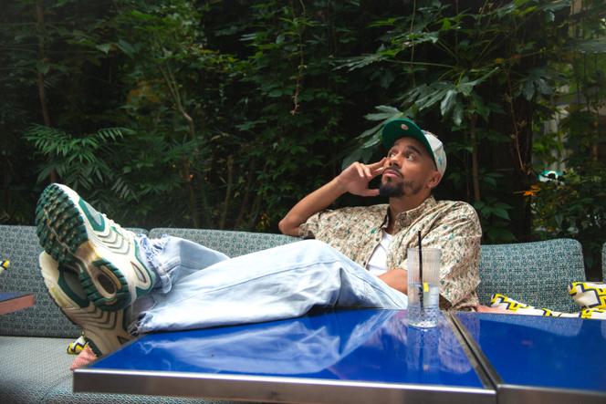 Mister V, au restaurant de l’hôtel Le Ballu, à Paris 9ᵉ, le 30 août 2025.